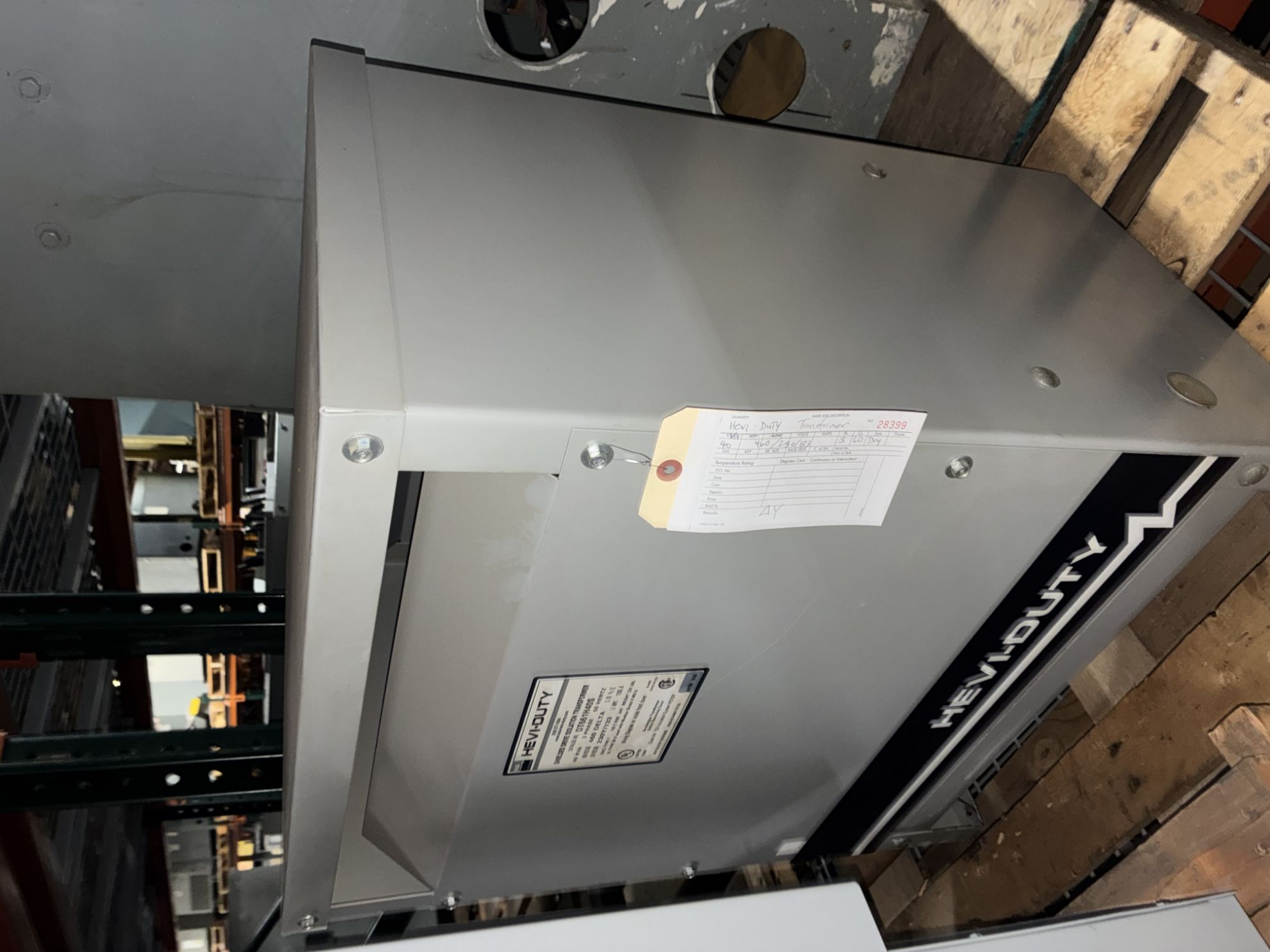 Picture of Hevi-Duty Low Voltage Dry Type Transformer | 40 KVA 460-230/133 Volt | 3 Phase NEMA 1 R&G