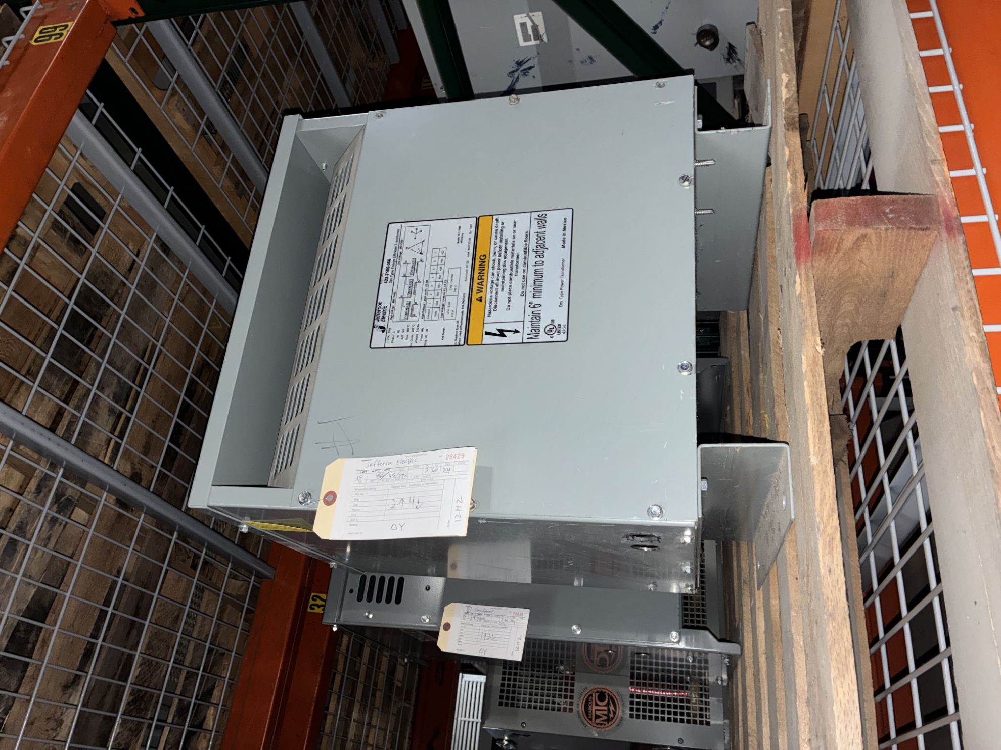 Picture of Jefferson 15 KVA | 480V-415Y/240V 3 Phase | Dry-Type Transformer R&G