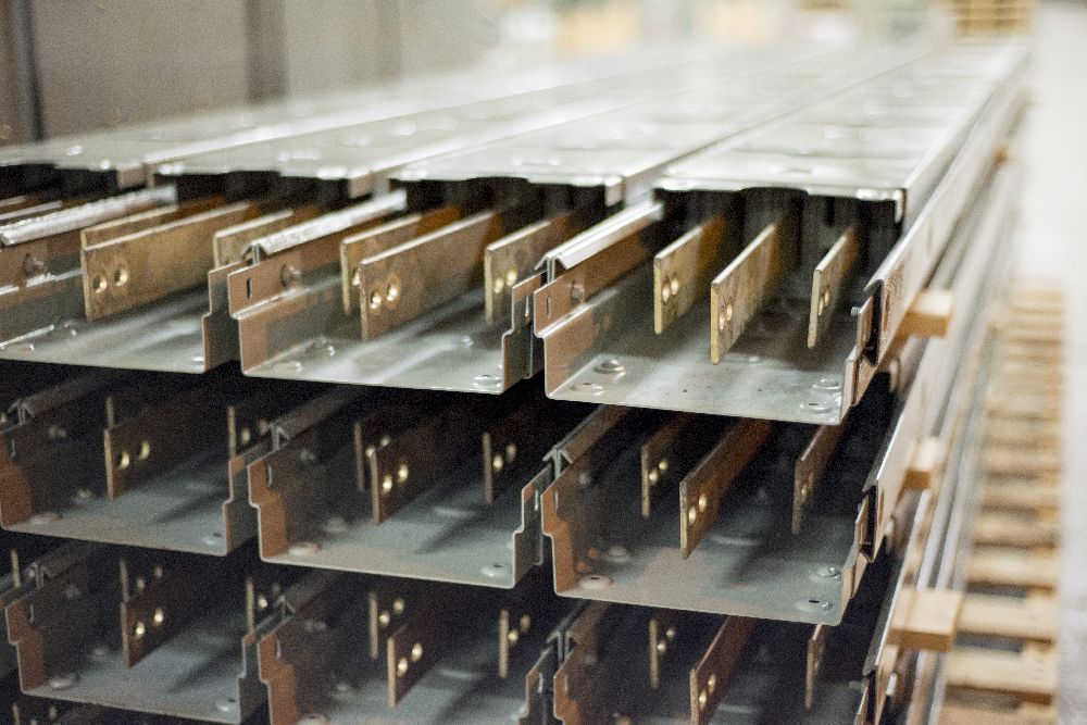 Bus duct inventory with exposed copper bus bars at EMSCO